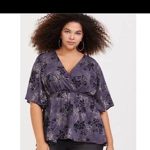 Torrid floral blouse